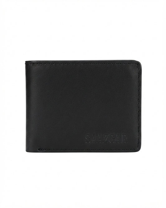 Nomad - Black Leather Bi-Fold Wallet